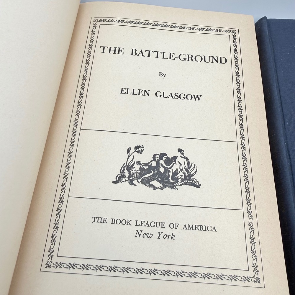 Vintage Hardcover Book Set 4pc Gilt Spine Ellen Glasgow Charles Reade Purple - Picture 14 of 16